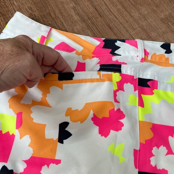 Slazenger Golf Skort in Neon Abstract Print - Picture 5 of 11